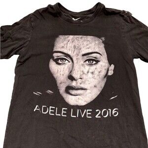 Nike Adele 2016 black concert T-shirt size small